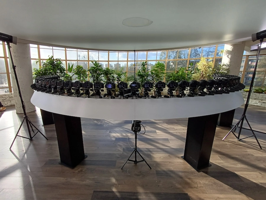 Efekt bullet time, aparaty w 'Pytanie na Śniadanie' TVP2 halfSPIN